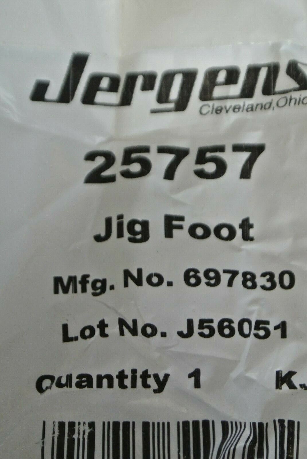 LOT of 12 / JERGENS 25757 JIG FOOT / 22mmX12mm / w/ M8x12 SHCS / NEW SURPLUS