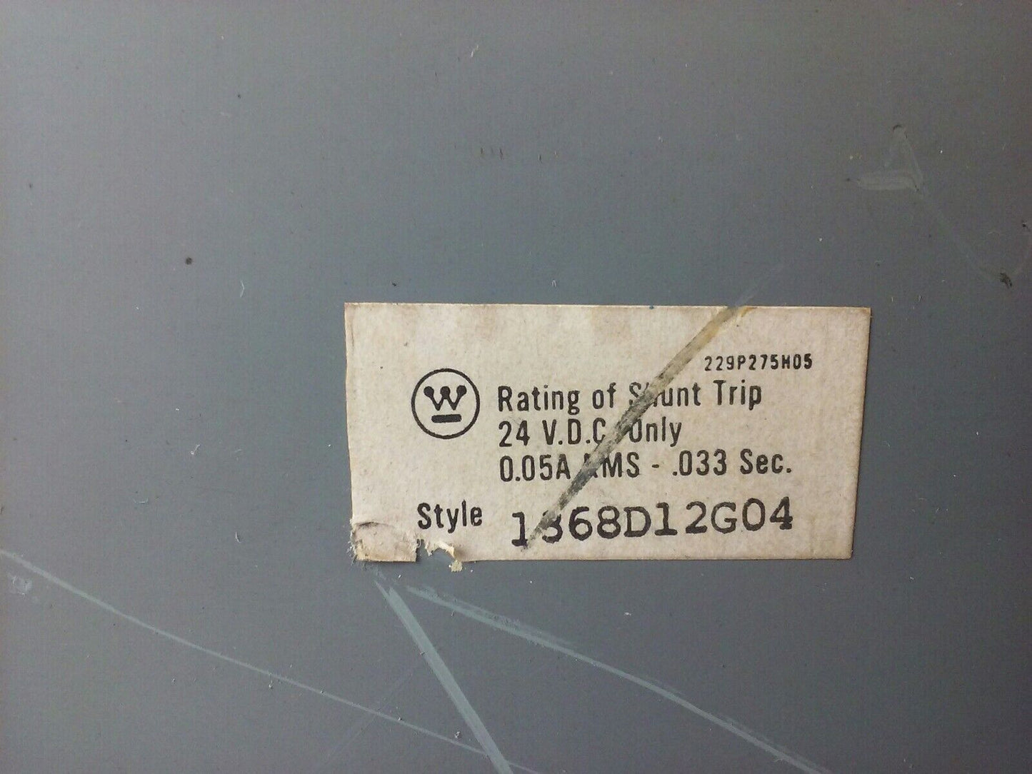 WESTINGHOUSE PC32000F, MOTOR OPERATER 5661D52G01 TYPE PB-PC 120V, 2A2B AUX SW