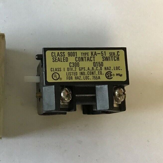 SQUARE D 9001 KA 51 POWER REED CONTACT BLOCK LB SER.C