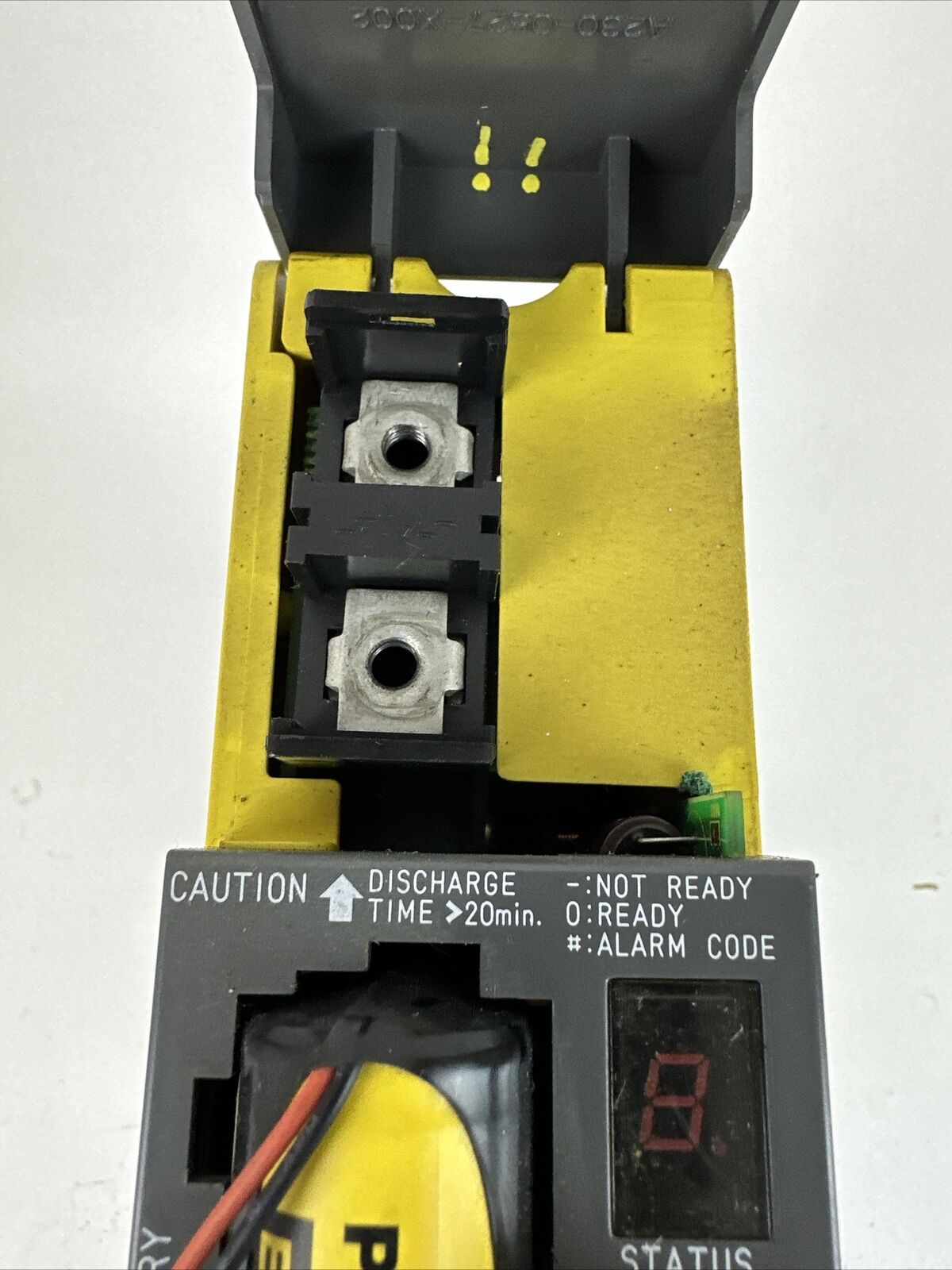 FANUC A06B-6096-H105 D SERVO AMPLIFIER OUTPUT 230VAC INPUT 283-325VDC