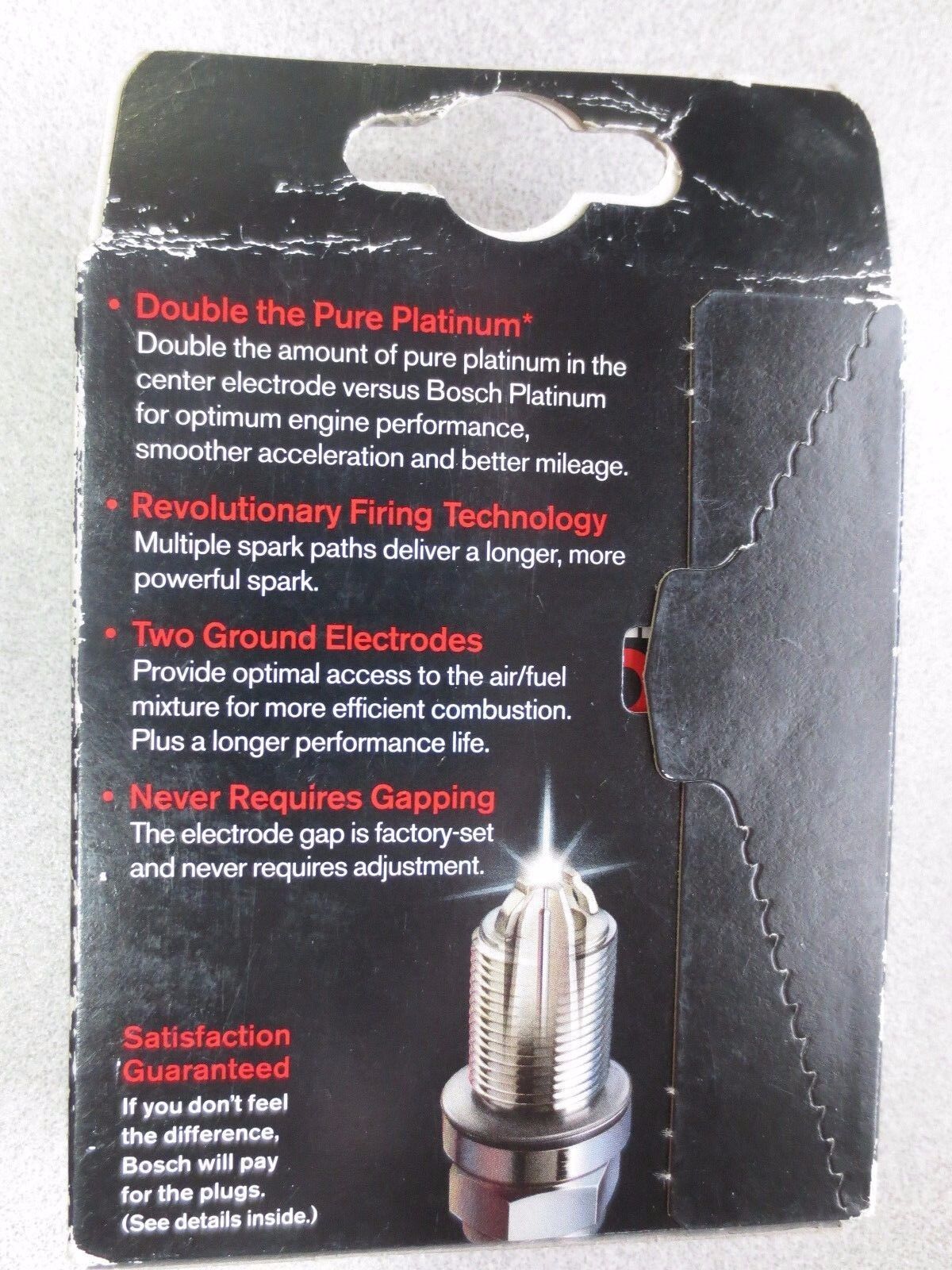 BOSCH 4304 / 0 242 225 606 PLATINUM 2 SPARK PLUGS - NEW SURPLUS, PACK of 4