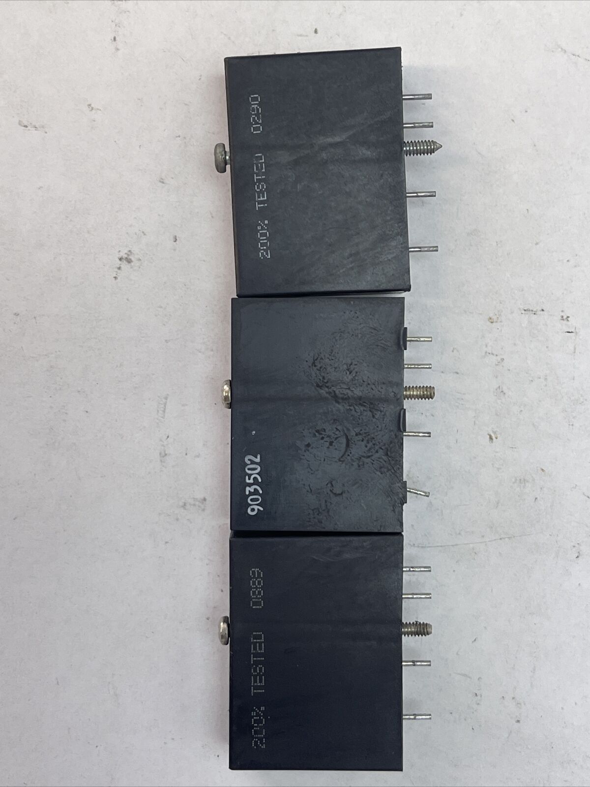 POTTER & BRUMFIELD / OPTO22 OAC5 OUTPUT MODULE 3A 120/240VAC OAC-5 (LOT OF 3)