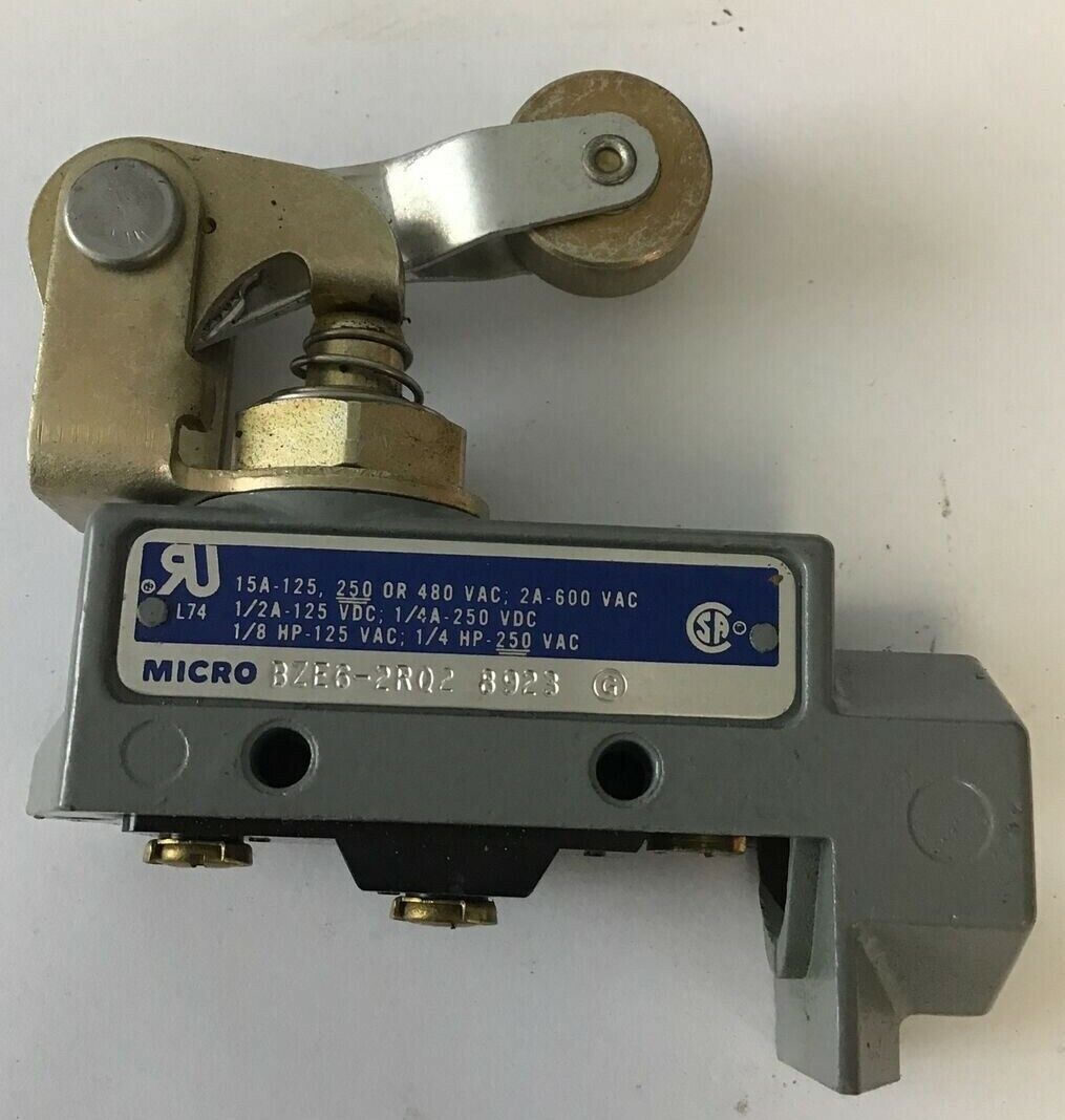 MICRO SWITCH BZE6-2RQ2 8923 LIMIT SWITCH 600VAC 250VDC