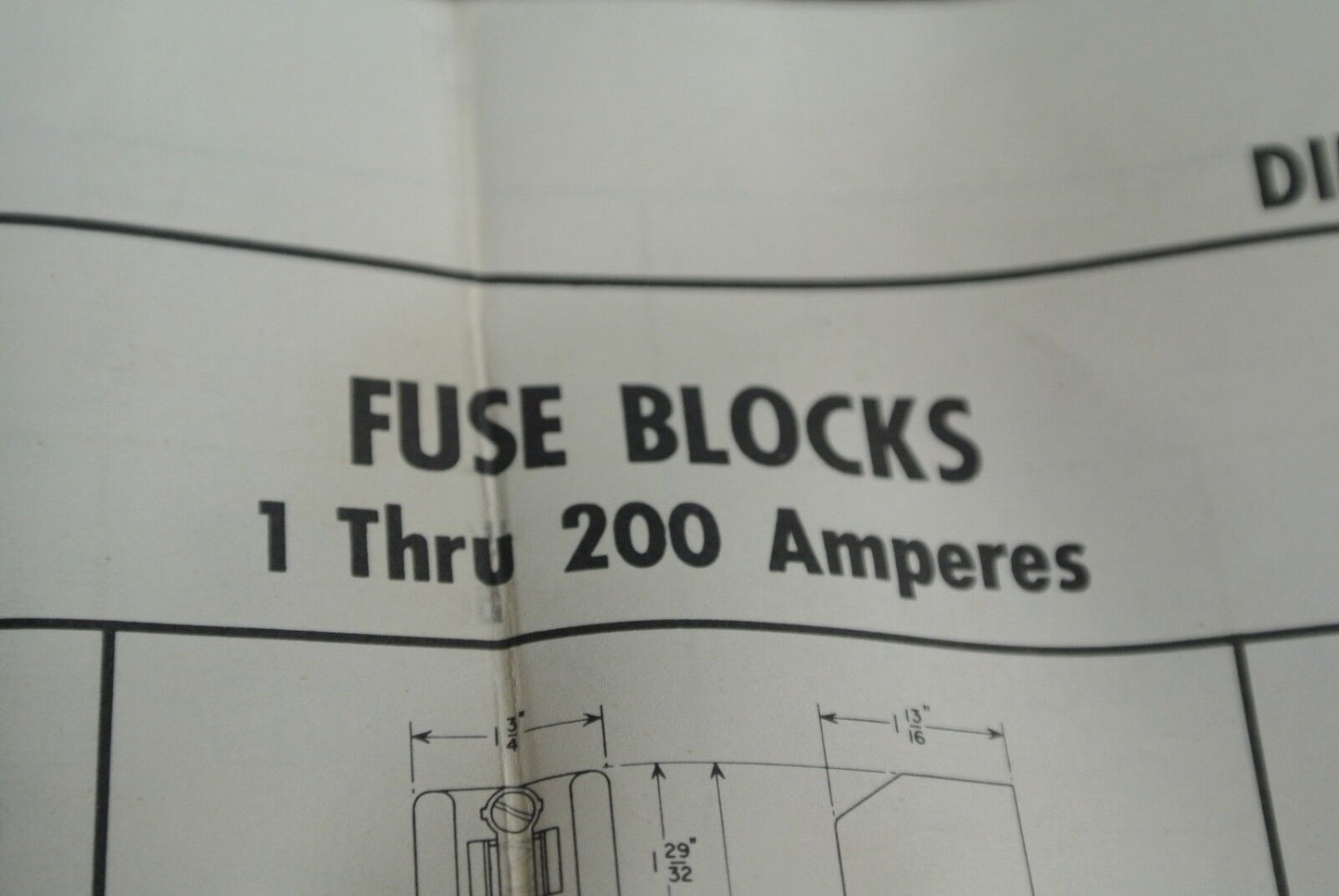 LOT of 5 / ALLEN-BRADLEY 1491-N122 FUSE BLOCK 30A, 250V, 2-POLE - NEW SURPLUS