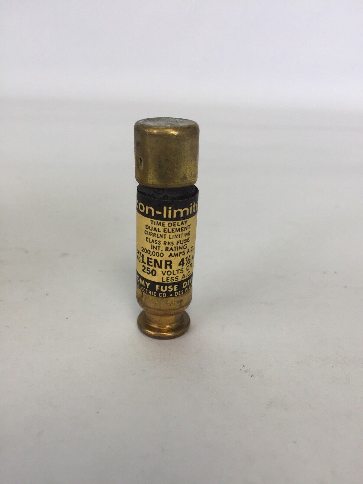 ECONOMY LENR 4-1/2 ECON-LIMITER CLASS RK5 FUSE 250VAC 4-1/2AMP (BOX OF 10)