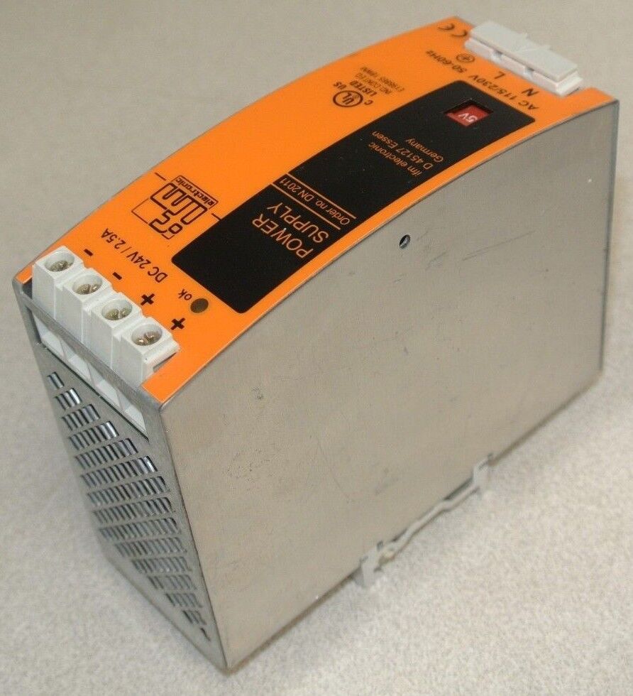 ifm SL2.502 POWER SUPPLY / 24VDC / 2.5A / 115-230VAC, 50-60Hz / IFM DN 2011