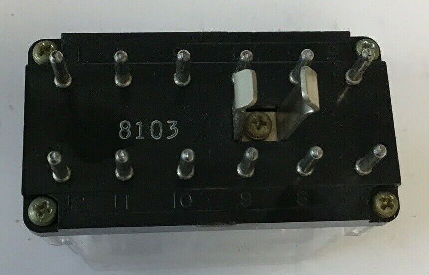 STRUTHERS-DUNN TYPE 219ABAP RELAY 115-125VDC 120VAC 10A