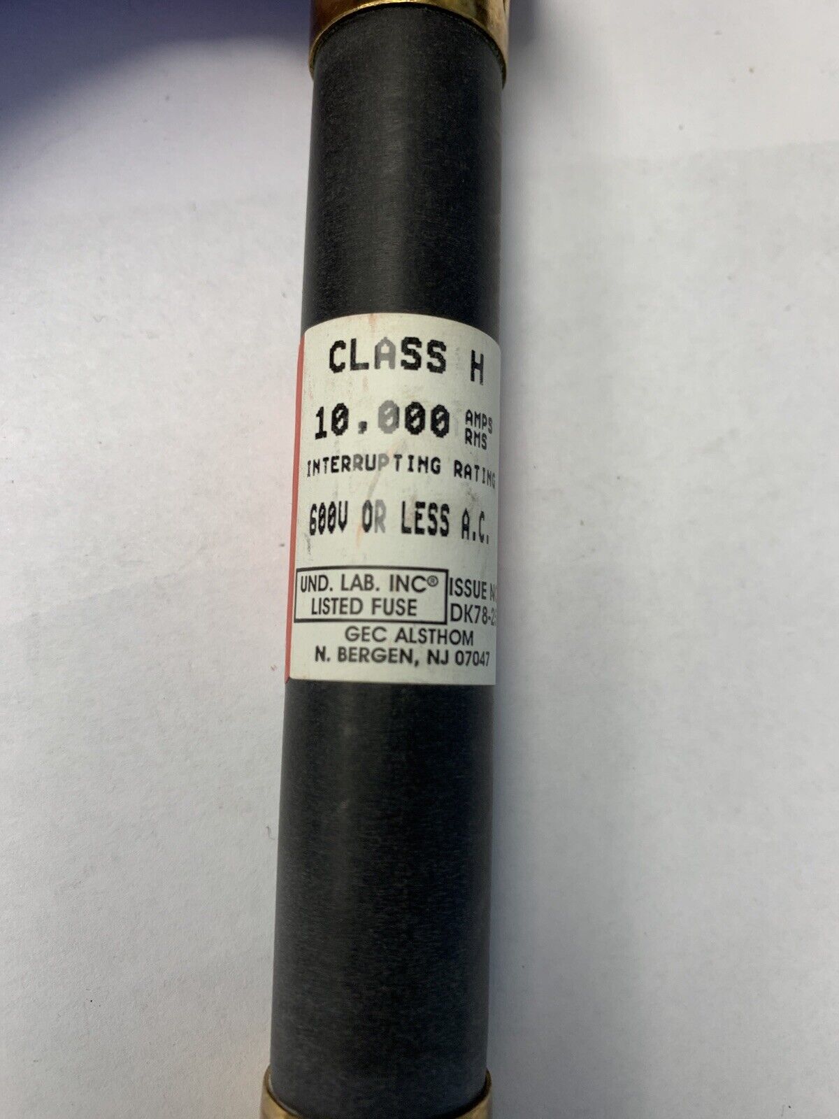 Cefco 10KOTS25 25A 600V Class H Fuse "Lot of 3"