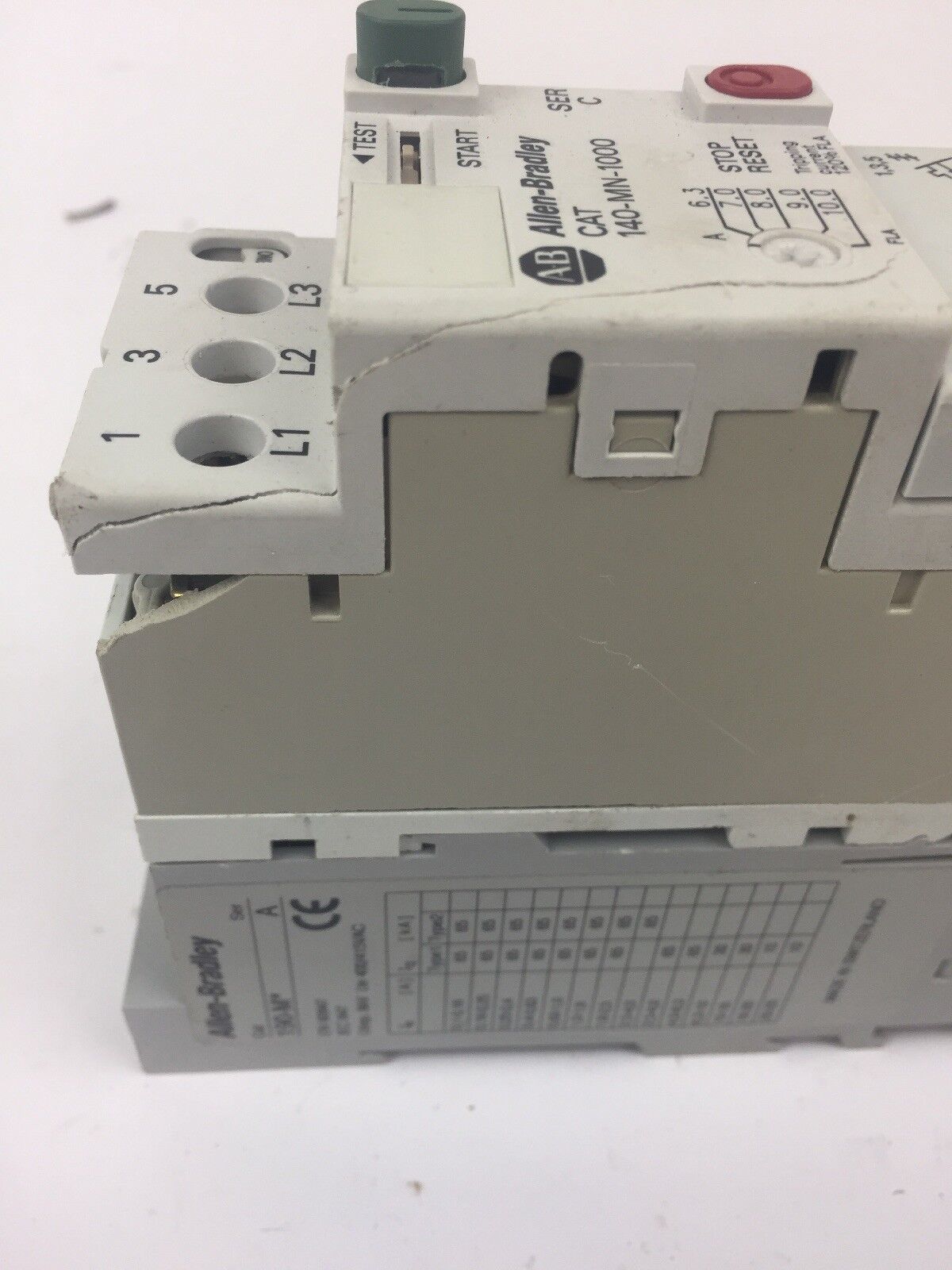 ALLEN BRADLEY 190-M* 140-MN-1000 MOTOR STARTER 100-C09* 100S 140-A210 COIL 120V