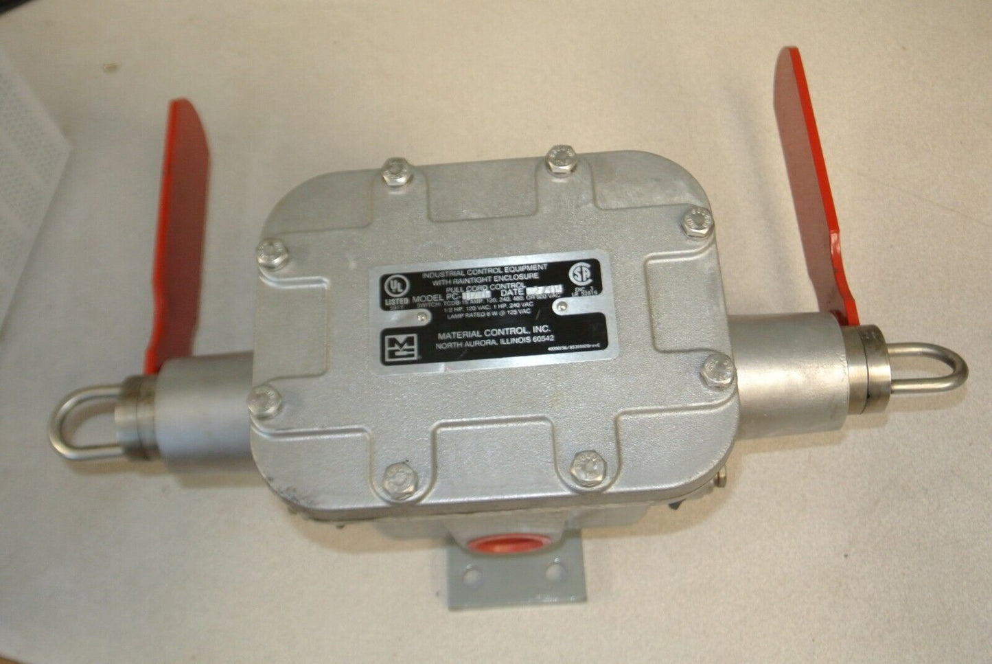 MATERIAL CONTROL PC-D4T / PCD-4T PULL-CORD SWITCH / DOUBLE SIDED PULL APPLETON?
