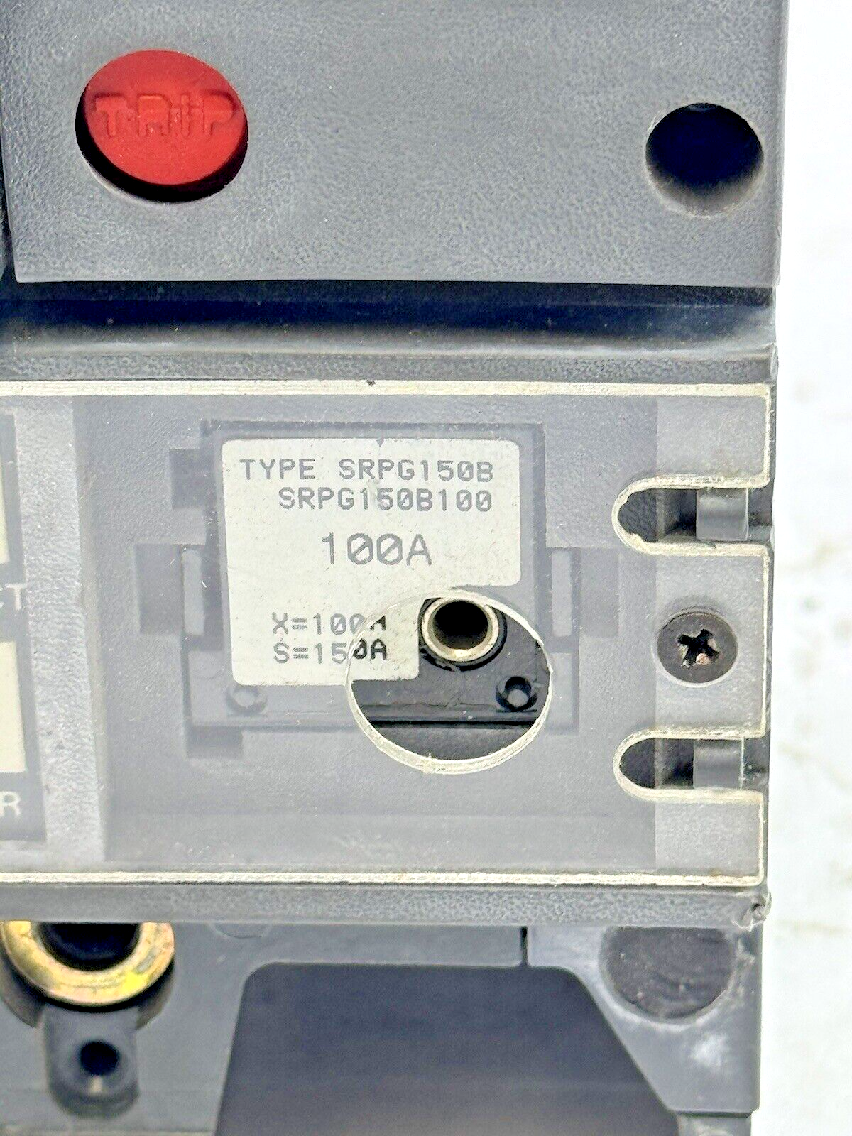 GE - SGLB36BA0150 - CIRCUIT BREAKER - 3 POLE/600 VAC/150A - W/ 100 A RATING PLUG