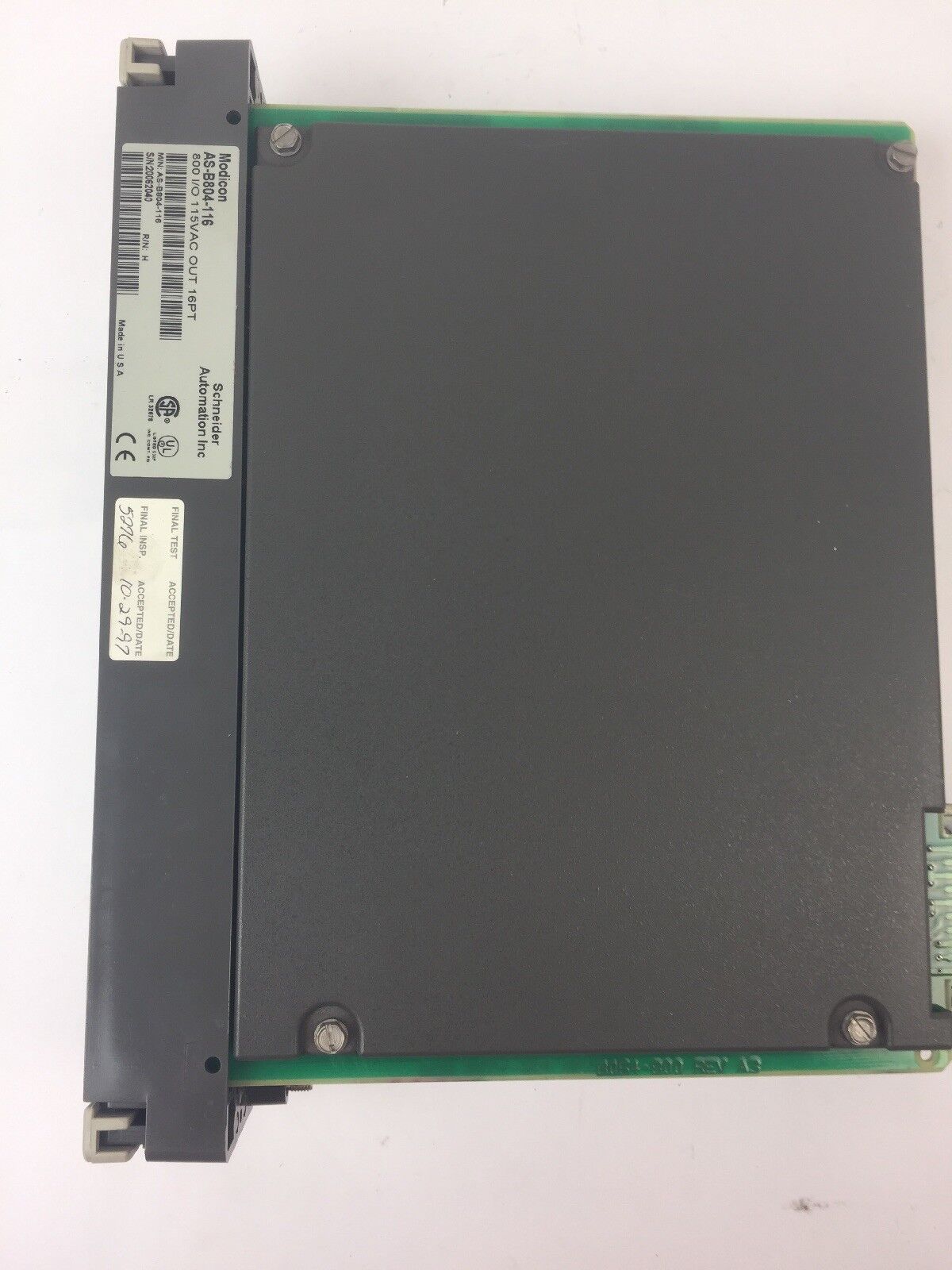 AEG MODION SCHNEIDER AS-B804-116 OUTPUT MODULE 115VAC