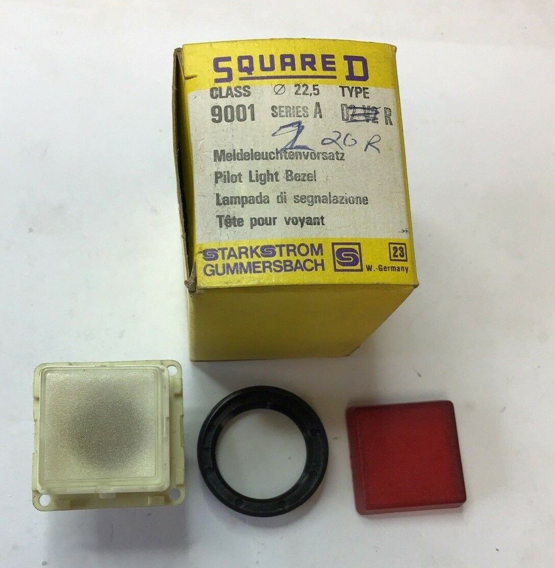 SQUARE D CLASS 9001 SERIES A PILOT LIGHT BEZEL***LOTOF2***