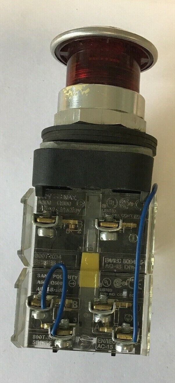 ALLEN-BRADLEY 800T-QT24R SER. T PUSHBUTTON SWITCH SERIES T