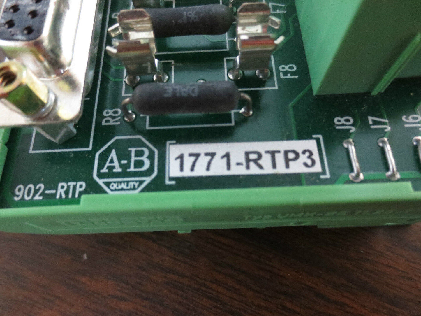 ALLEN-BRADLEY 1771-RTP3 REMOTE TERMINATION TERMINAL 8-POINT NO FUSES PLC-5