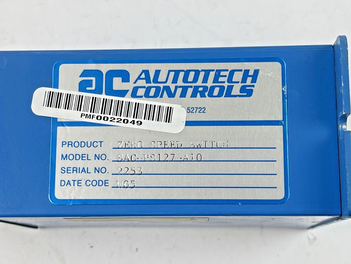 AUTOTECH CONTROLS - SAC-PSI127-A10 - ZERO SPEED SWITCH - PS-127A