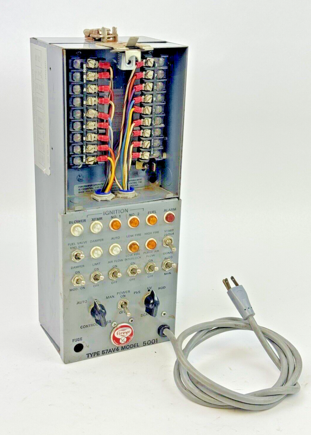 FIREYE - 57AV4-5001 - TESTER - 120 VAC - FOR USE W/ C, D-SERIES & FLAME MONITOR