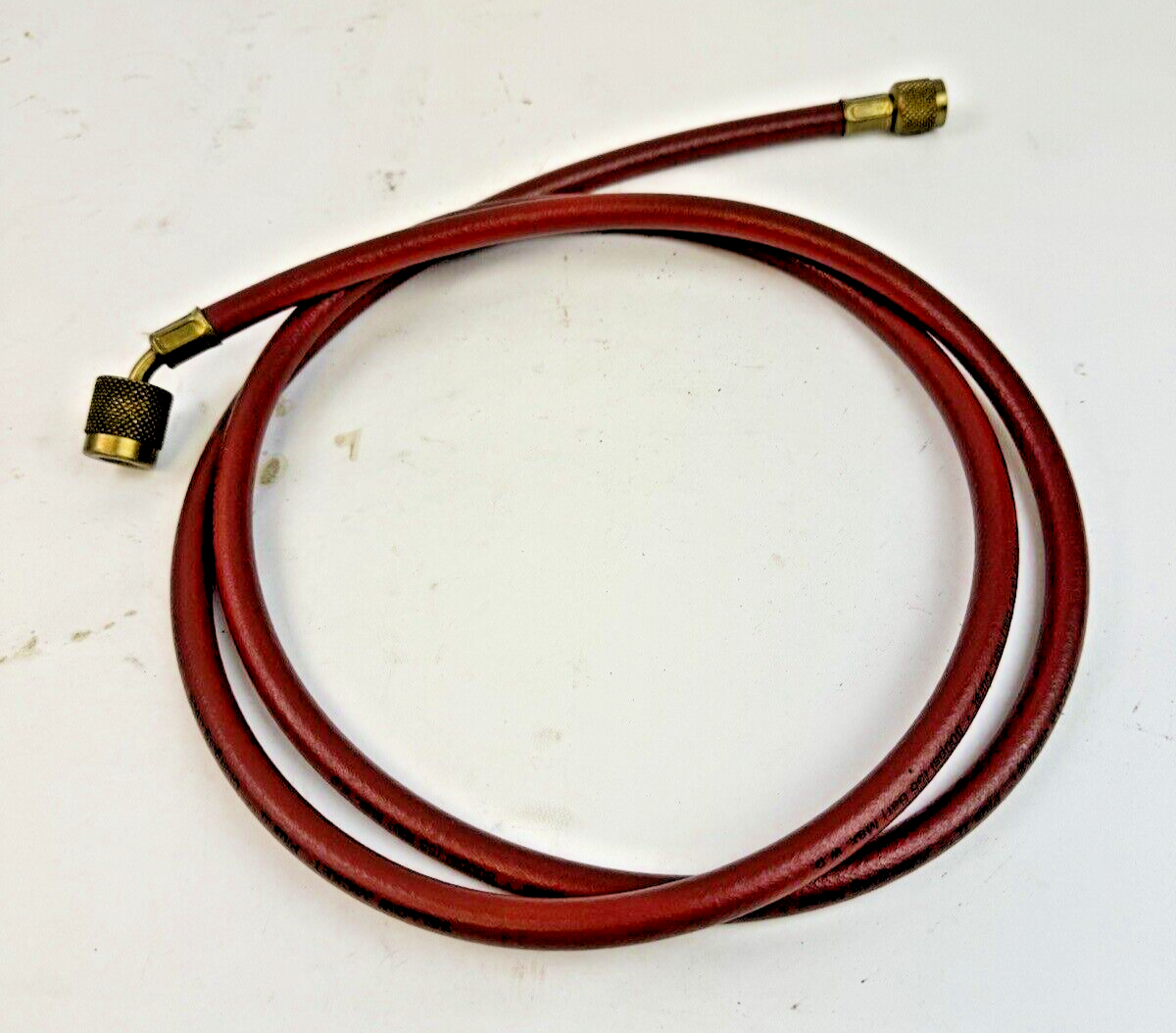 YELLOW JACKET - PLUS II 72" 1/4" CHARGING HOSE - RED - 4000 PSI / 800 PSI