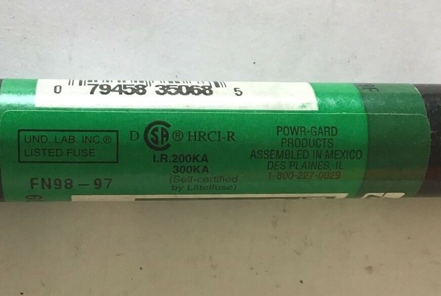 LITTELFUSE LLSRK 15 POWR-PRO CLASS RK1 TIME DELAY 600VAC ***LOTOF10***