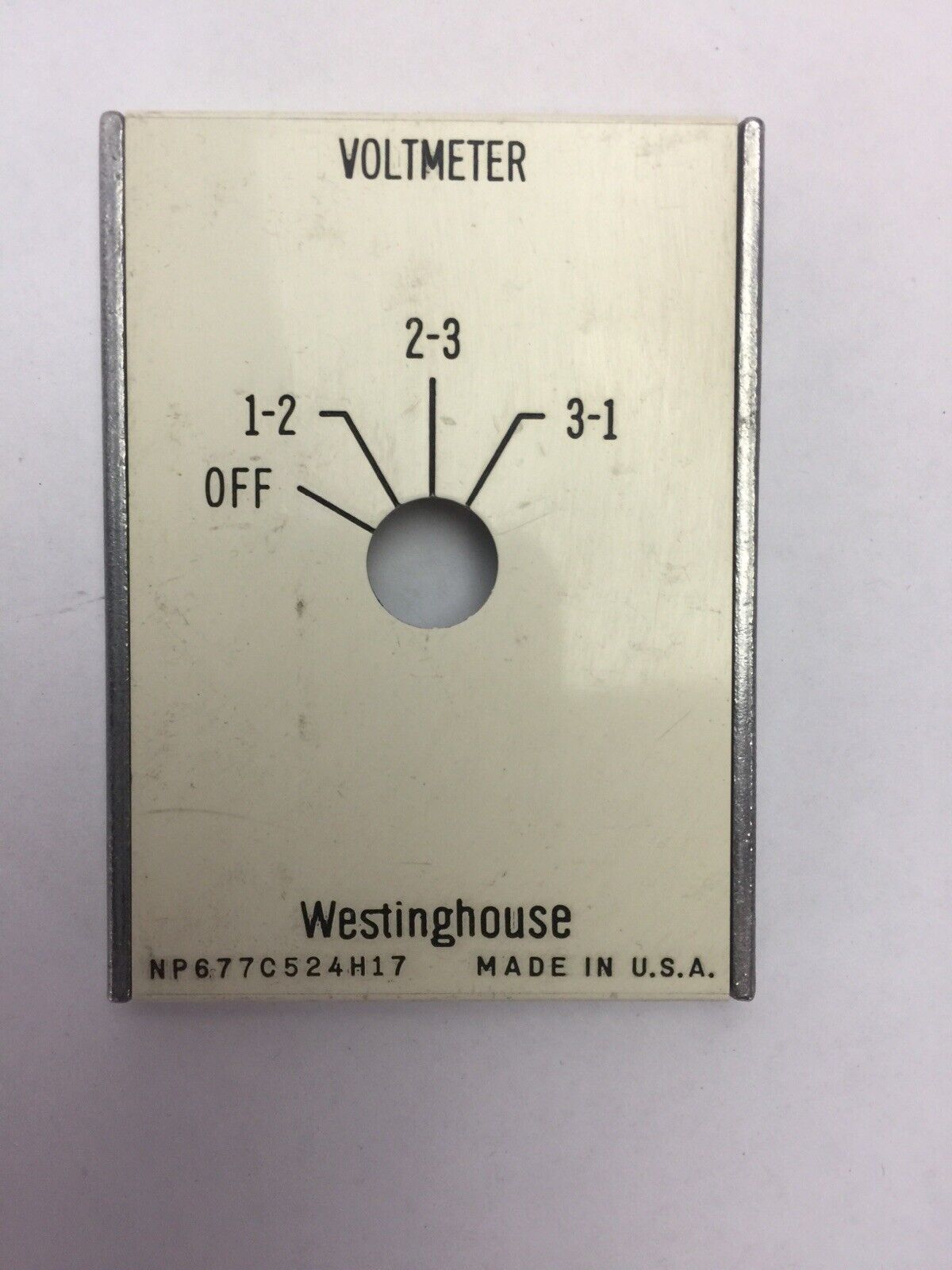 WESTINGHOUSE 505A702G04 TYPE W2 SWITCH 600V 20A ROTARY SWITCH NO HANDLE