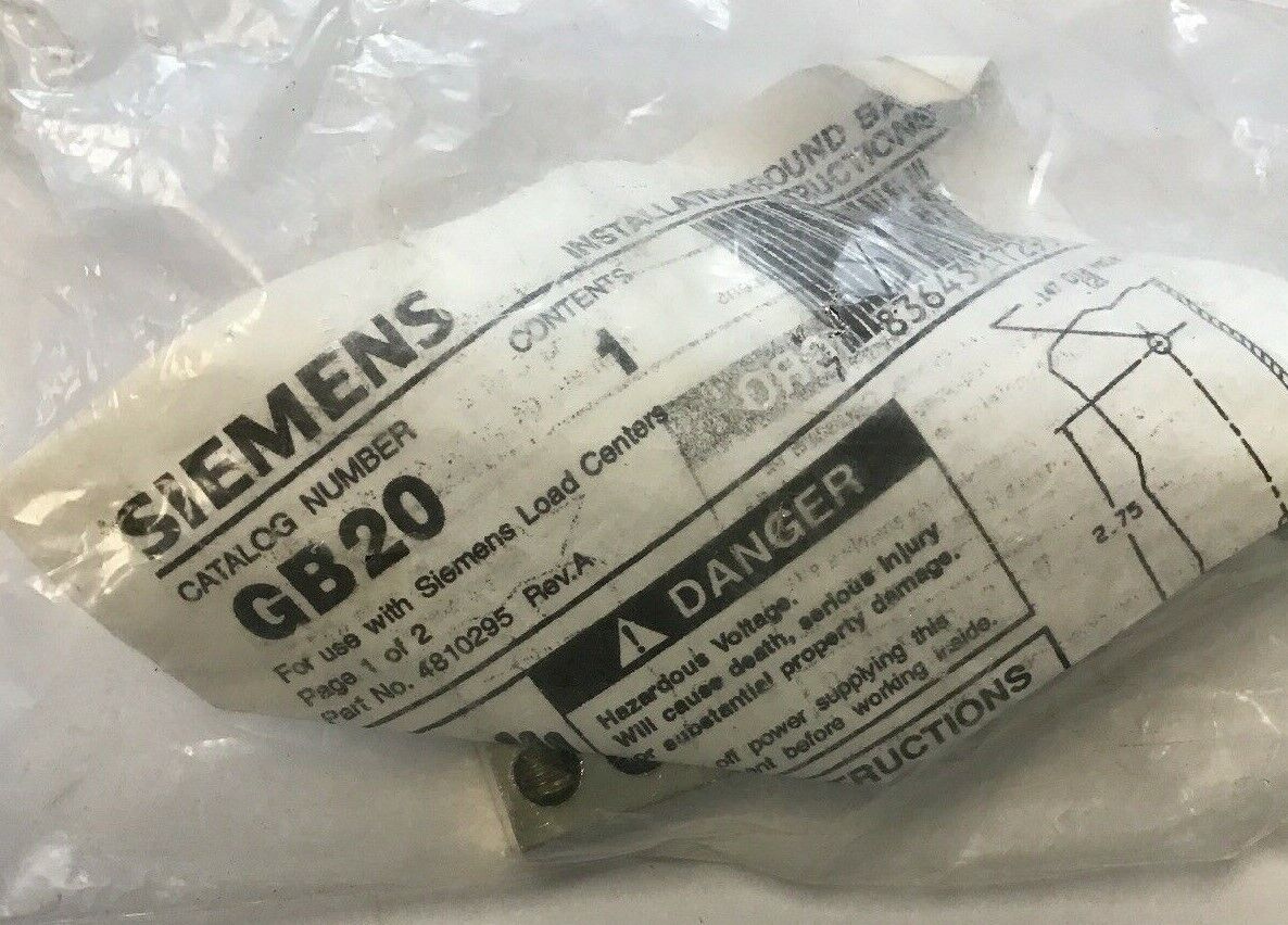 Siemens GB20 Ground Bar Kit
