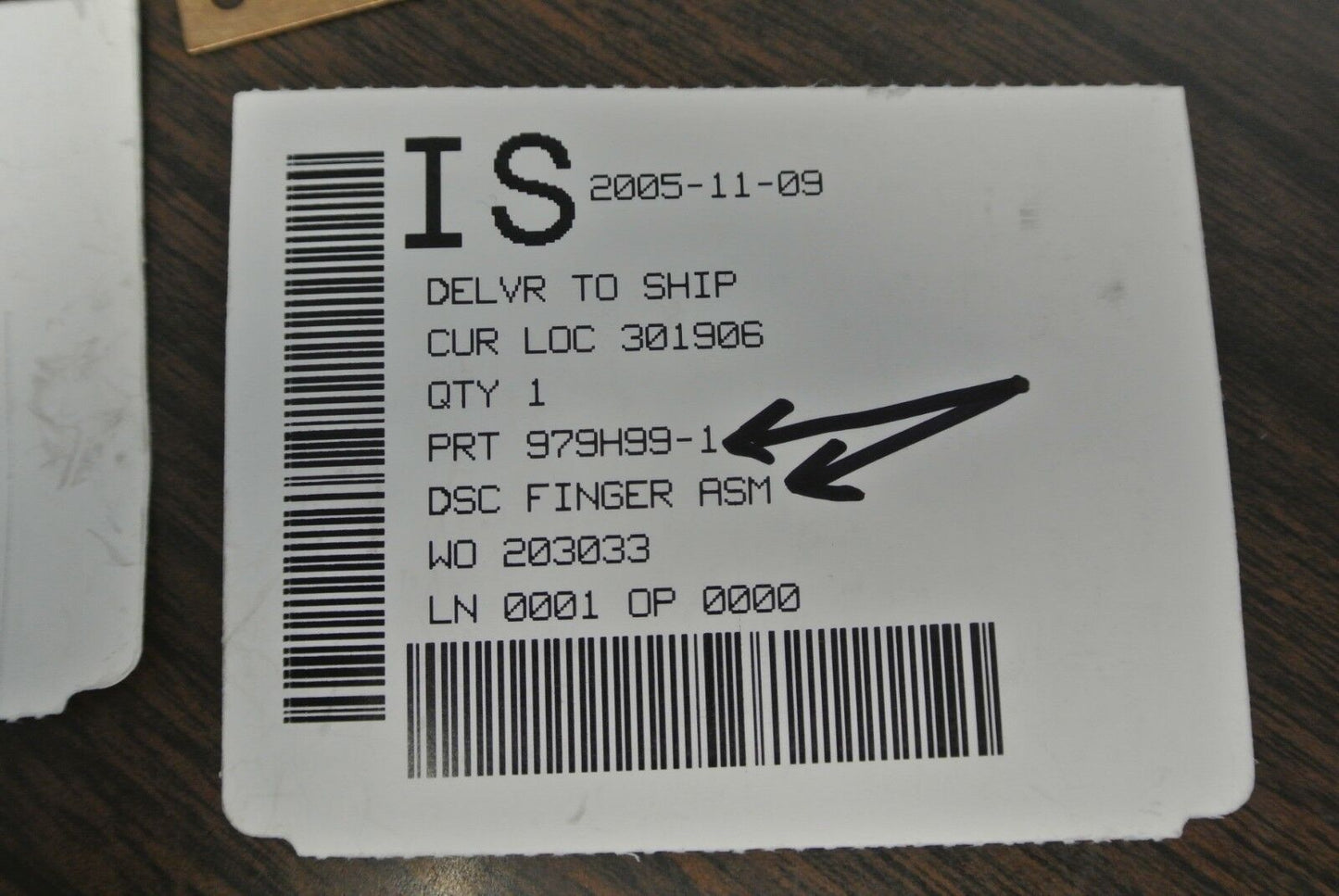 P&H 979H101-1 / 979H99-1 CRANE UP-TRAVEL LIMIT SWITCH CONTACTS as SHOWN