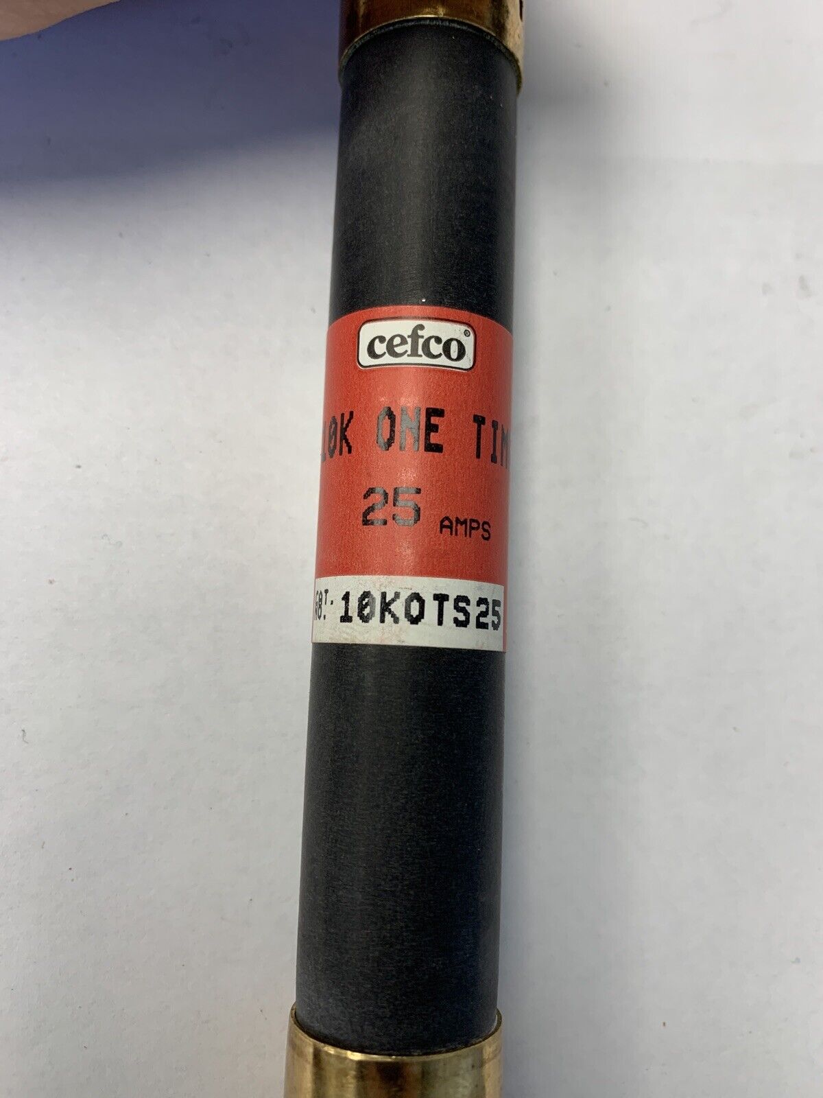 Cefco 10KOTS25 25A 600V Class H Fuse "Lot of 3"