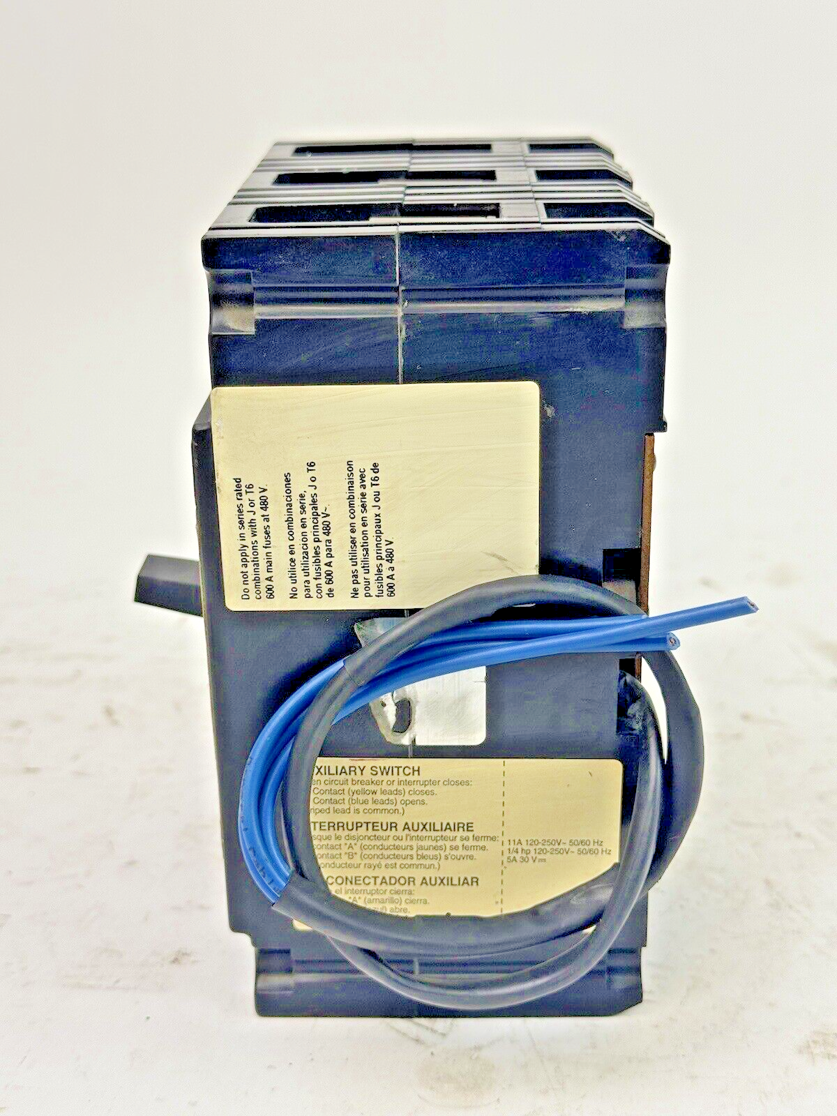 SQUARE D - FHL360401212 - MAG-GARD CIRCUIT BREAKER W/ AUX - 40A/3 POLE/600VAC
