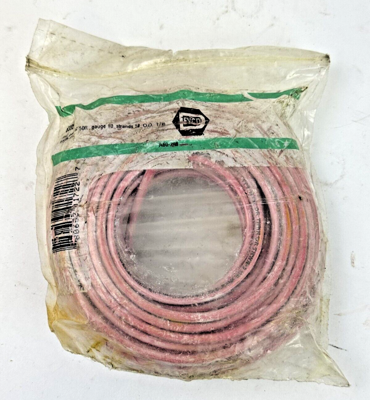 DEVCO - 6335R - ELECTRICAL WIRE - RED, 50FT, 10 GAUGE, 18 STRAND, .17 IN