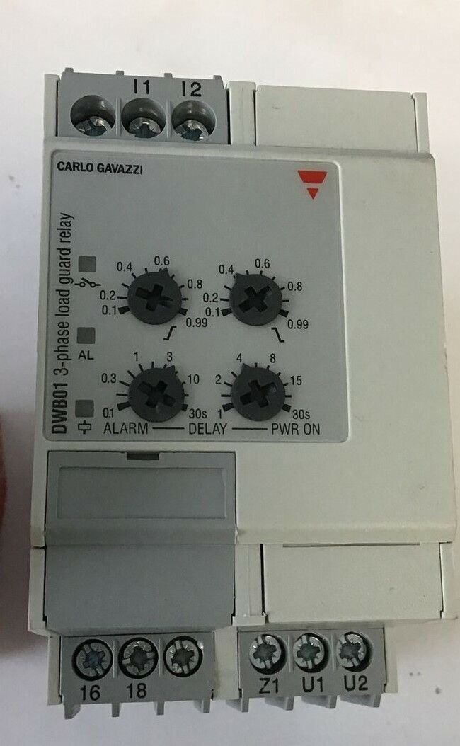 CARLO GAVAZZI DWB01CM4810A 3-PHASE LOAD GUARD RELAY 380/480VAC