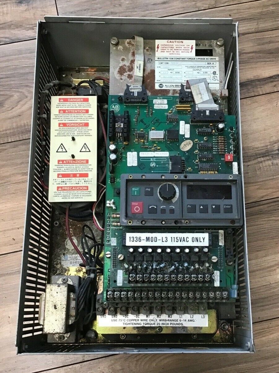 ALLEN BRADLEY 1336-B020-EAE SER.A CONSTANT TORQUE AC DRIVE