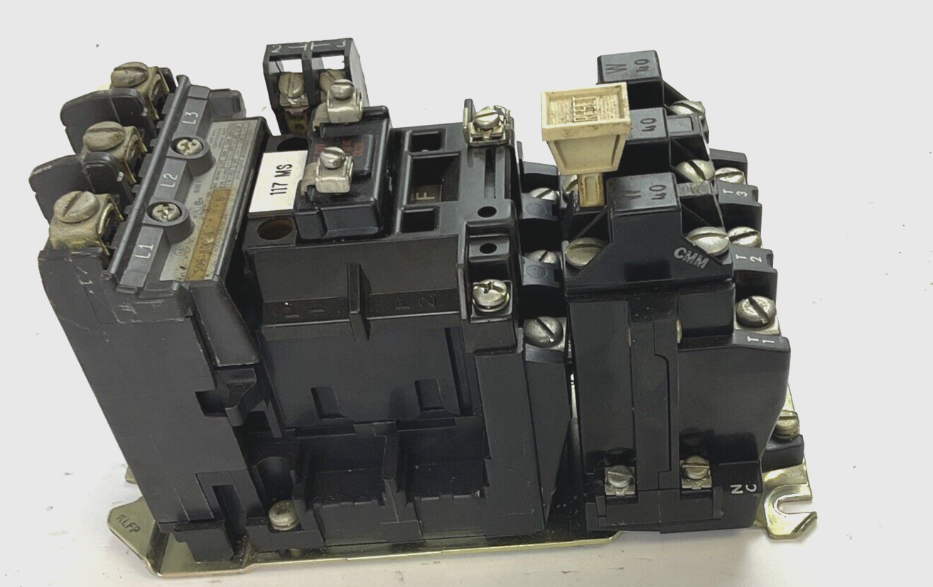 ALLEN BRADLEY 509-BOD-9 STARTER SIZE1 SER.B CB236COIL 595A AUX 10HP W40 HEATER