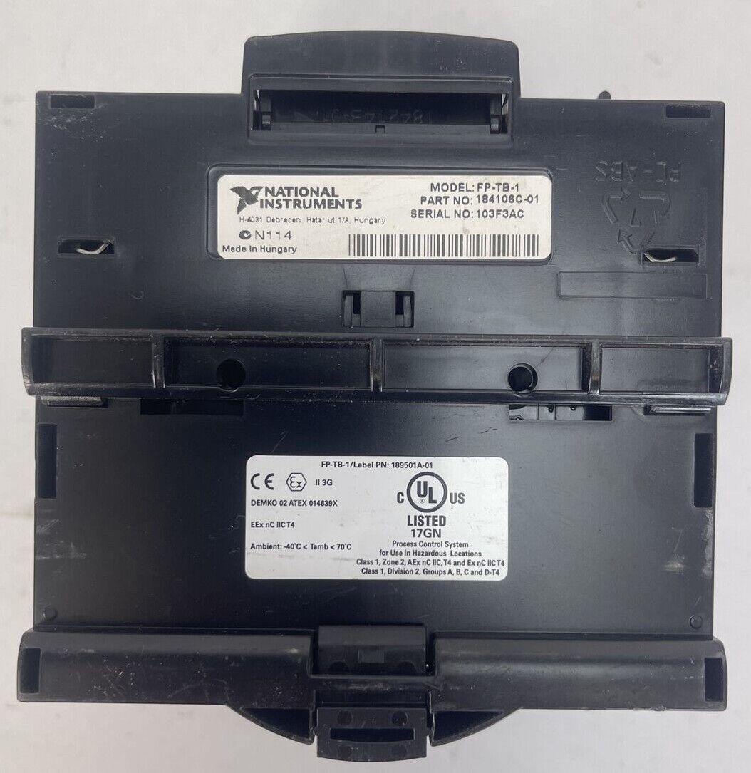 NATIONAL INSTRUMENTS FP-SG-140 8-CH STRAIN GAUGE INPUT FP-TB-1
