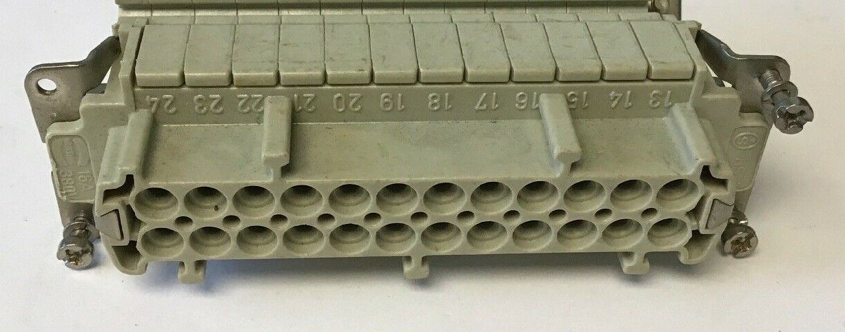 HARTING HS12 "FEMALE" 16A 380V / HAN E AV TERMINAL BLOCK CONNECTOR 600V