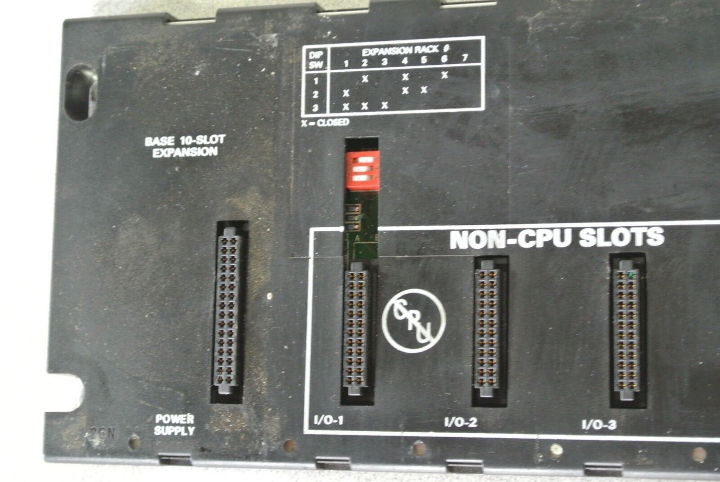 GE FANUC IC693CHS392K - BASE 10-SLOT EXPANSION - EMI ENHANCED