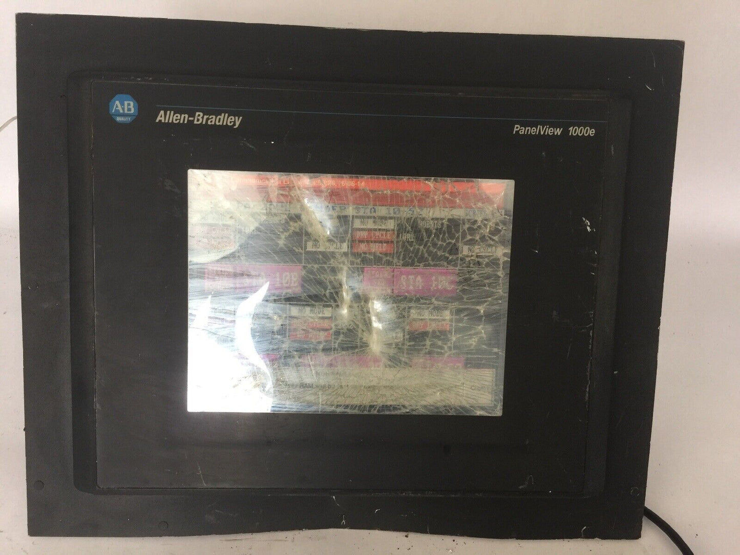 ALLEN BRADLEY 2711E-T10C6 PANELVIEW 1000E SER D REV E FRN 5.16 115/230VAC 70W
