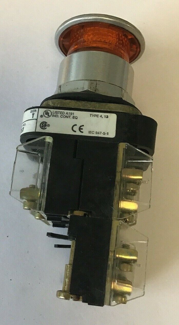 ALLEN BRADLEY 800T-QB24 PUSH BUTTON 24VAC/DC SERIES T