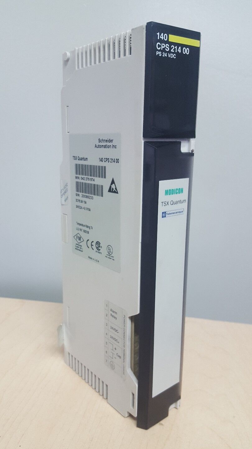 SCHNEIDER MODICON 140CPS21400 POWER SUPPLY 10AMP 24VDC TSX QUANTUM