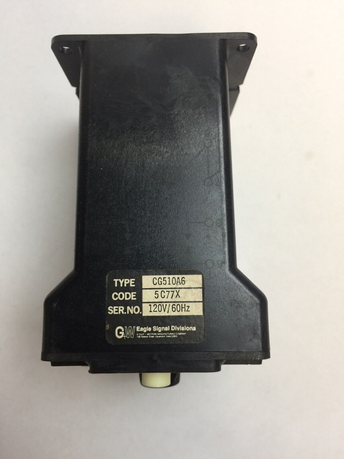 EAGLE SIGNAL CONTROLS CG510A6 TIME DELAY RELAY 5C77X