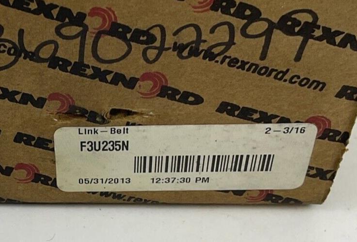 REXNORD F3U235N FLANGE BEARING PILLOW BLOCK
