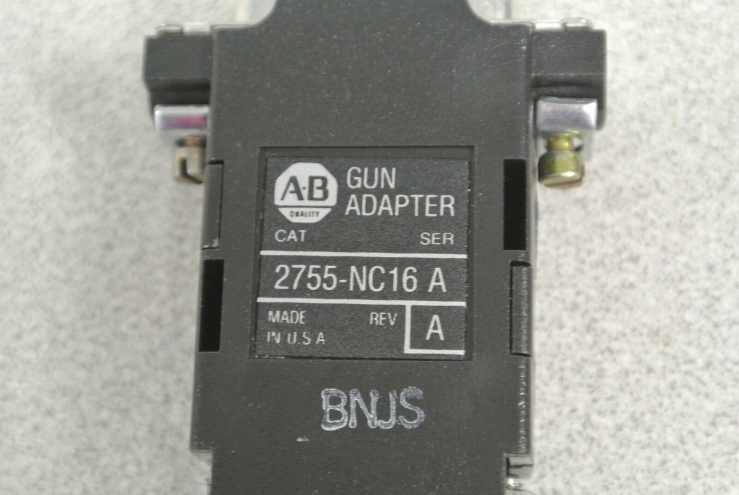 ALLEN-BRADLEY 2755-NC16 GUN ADAPTER for 2755-G2 / 2755-DM9 SCANNERS NEW SURPLUS