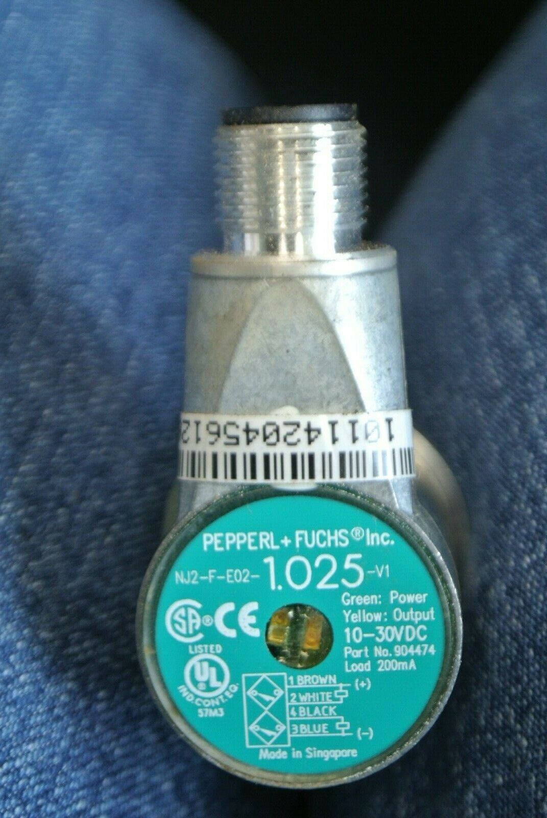 PEPPERL + FUCHS NJ2-F-E02-1.025-V1 INDUCTIVE PROXIMITY SENSOR
