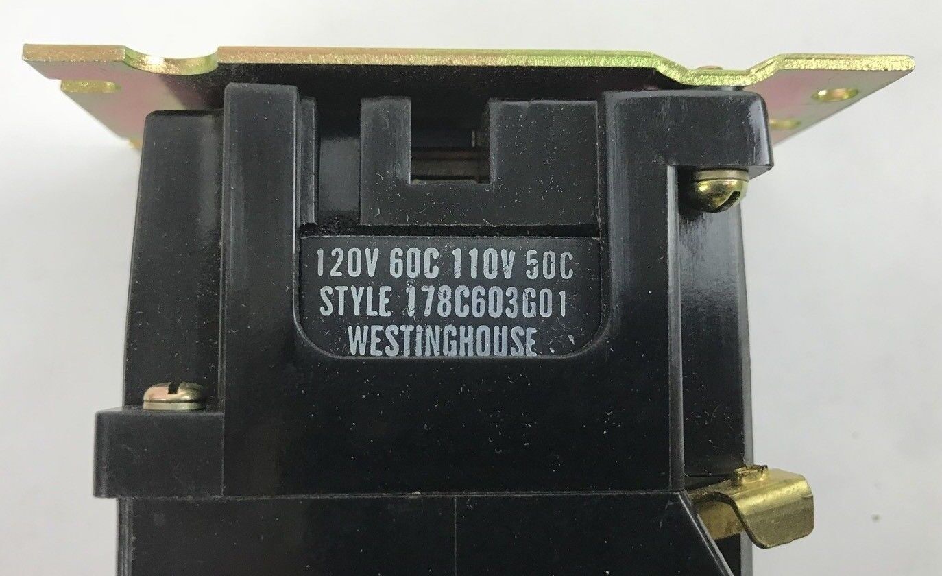 Westinghouse Industrial Control Relay BFE84F - 120V/110V Coil 178C603G01 - 10A