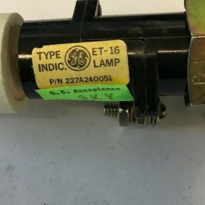 GENERAL ELECTRIC 227A240051 YELLOW INDICATOR LIGHT***LOTOF2***