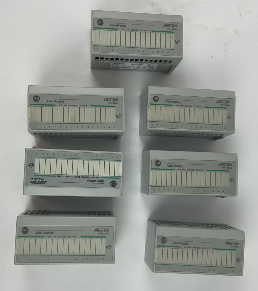 ALLEN BRADLEY 1794-OB16 SOURCE OUTPUT 24VDC SER.A REVA02 F/WREV. BLANK**LOTOF7**