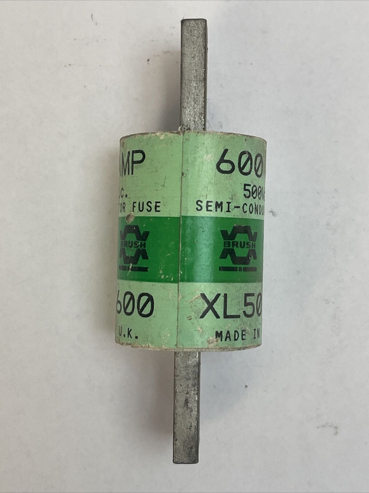 BRUSH XL50F600 SEMI-CONDUCTOR FUSE 600AMP 500VAC