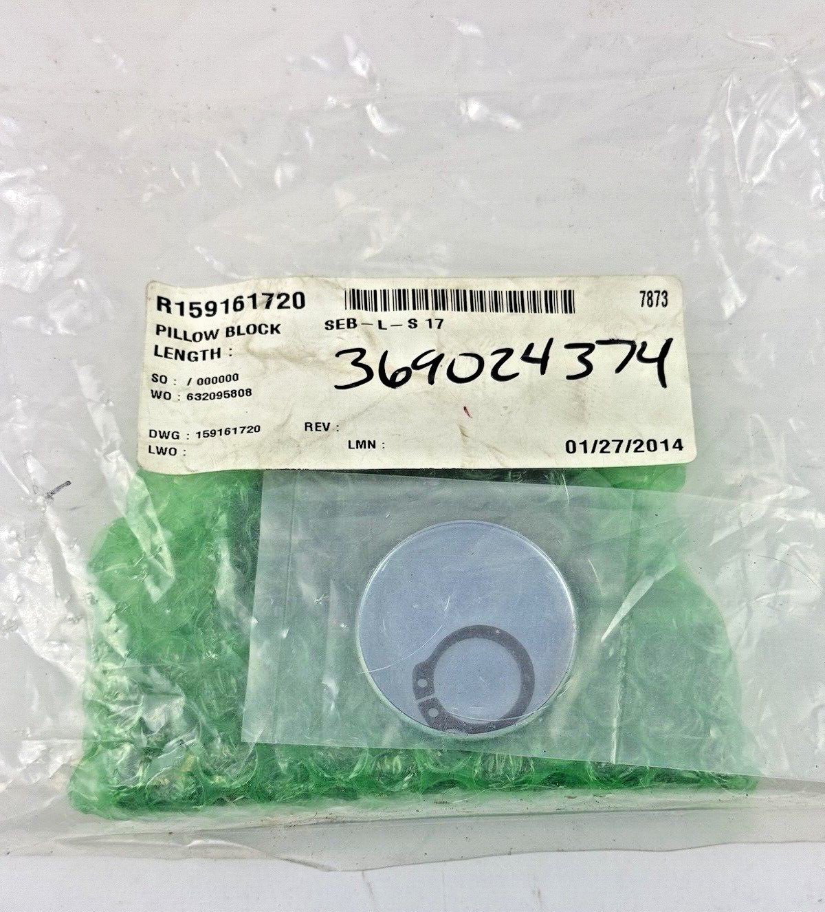 BOSCH REXROTH - R159161720 - PILLOW BLOCK BEARING -SEB-L-S 17, SIZE 25 x 5/10/25