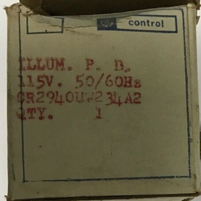 GE CR2940UW234A2 ILLUMINATED PUSHBUTTON 115V 50/60HZ