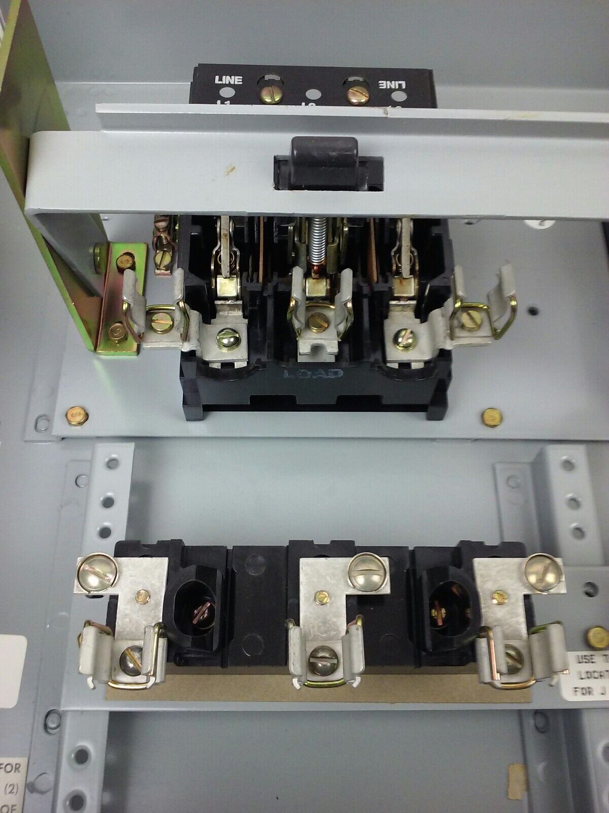 GE TH6661, MOD 10, Safety Switch, 30A, 600VAC/250DC, MAX H.P. 20, TYPE1-3R-5-12