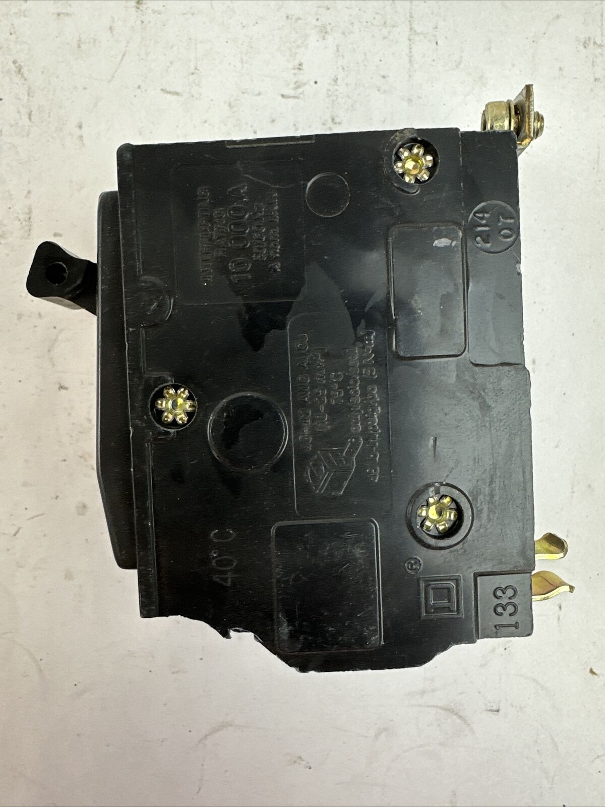 SQUARE D QOB240 CIRCUIT BREAKER 120/240VAC 2POLE 40AMP 10kA